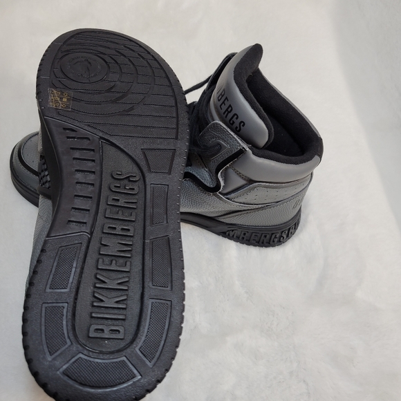 BNIB BIKKEMBERGS MEN'S HIGH-TOP LACE-UP SIGGER SNEAKERS US 9.5 - Picture 8 of 13